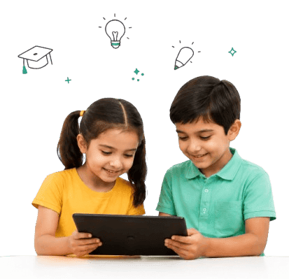 Students using digital school services